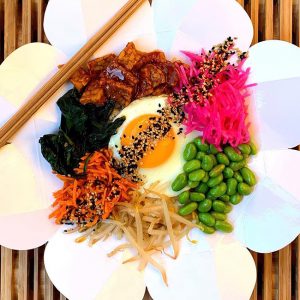 The tastiest Korean Bibimbab bowls can be found at Kim Chi Wow